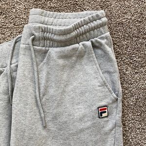 grey fila sweats